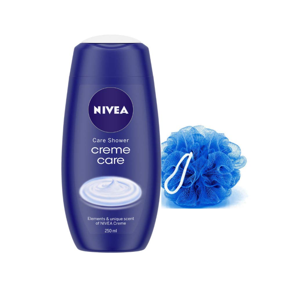 Buy NIVEA Creme Care Shower Cream, 250 ml with Free Loofah Online at Low Prices in India Amazon.in
