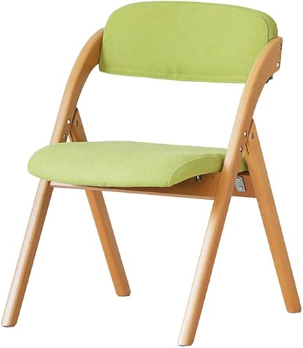 Miniatura 11 de Sillas plegables Muebles Silla de restaurante de madera Silla de escritorio para computadora para el hogar, silla de café, silla de salón fuerte