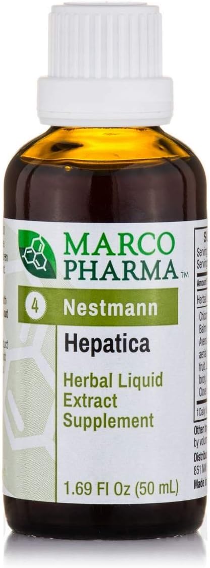 Hepatica Herbal Liquid - Small 1.69 oz (50 ml) No. 4 - Marco Pharma