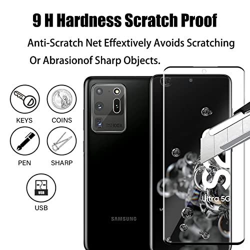 Samsung Galaxy S20 Ultra Panzerglas Schutzfolie [2+2 Stück]