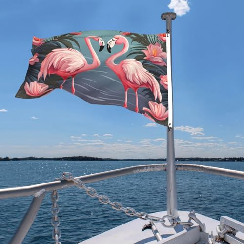Drapeau robuste 1,2 x 1,8 m double face avec œillets pour maison