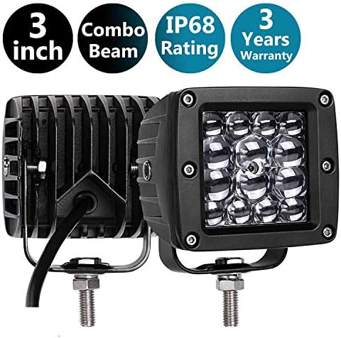 LED Pods, Moso LED 3 Inch 84W LED Fog Light LED Driving Light Spot Light Waterpoof Work Light Off Road Lights for Truck Pick up SUV ATV UTV Motorcycle Boat Marine