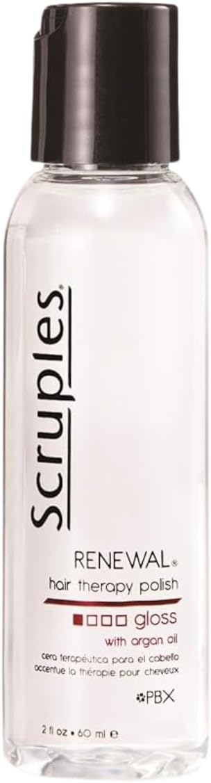 Renewal Therapy Hair Gloss - Argan Oil Hair Serum for Shine, Moisture & Frizz Control - Instantly Restores Dry, Lifeless Strands (2 oz)