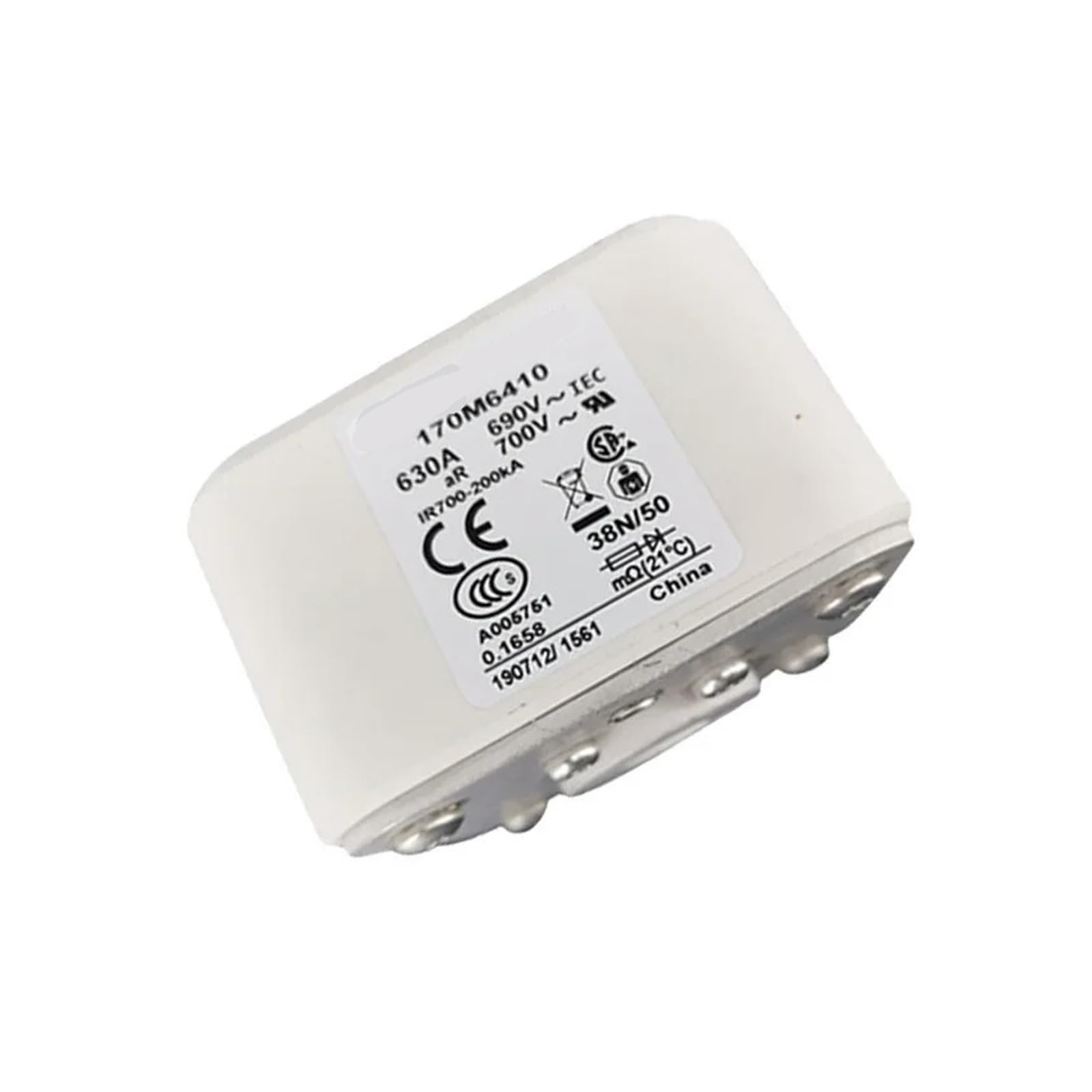 RCGKNNMUZ 170M6410 and 170M6411 Low-Voltage Fast Fuse(170M6411)