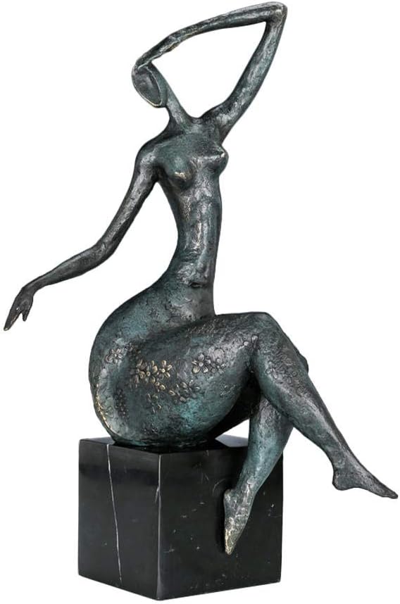Sculpture Appreciation Bust Character Decoration Statue Mural Woman Bronze Statue Art Decor