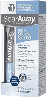 ScarAway 100% Silicone Scar Gel, improves the appearance of scars, prevents excessive scar