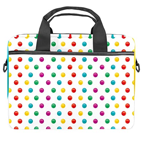 Sacoche bandoulière ordinateur portable 13,3 14 pouces housse PC multicolore