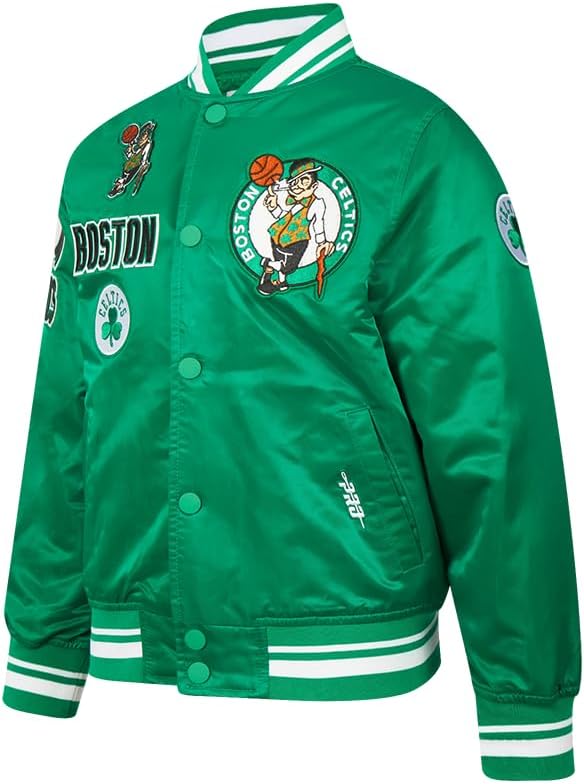 Pro Standard Big Kids NBA Retro Classics Satin Jacket - Image 2