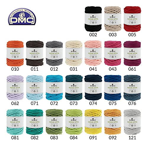 DMC Eco Vita 12, Crochet Knitting Macrame Yarn, Green (84), 250g - Image 2