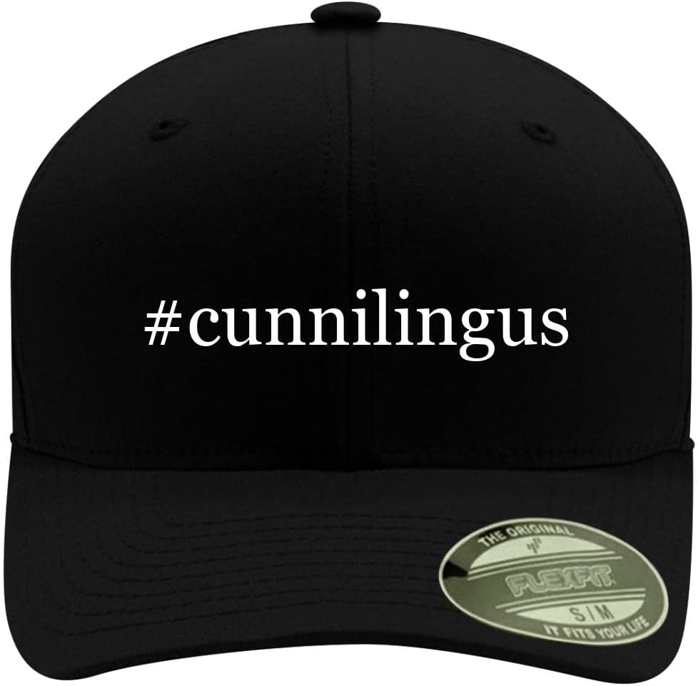#Cunnilingus - Hashtag Men's Flexfit Baseball Hat Cap