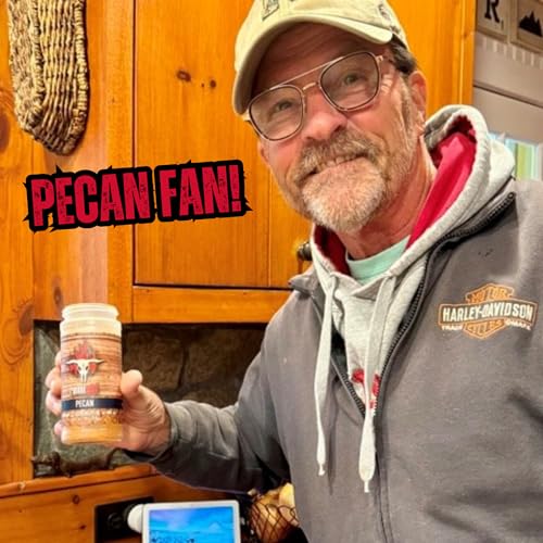 Image of Gourmet Pecan Rub | Pecan BBQ Seasoning Rub for Turkey, Pork, Ribs, Chicken and Salmon | No Artificial Flavors and No MSG added | Runnin' Wild Foods, 11 ounces