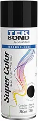 Tinta Spray Preto Alta Temperatura 350ml 250g Tekbond