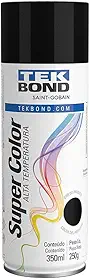 Tinta Spray Preto Alta Temperatura 350ml 250g Tekbond