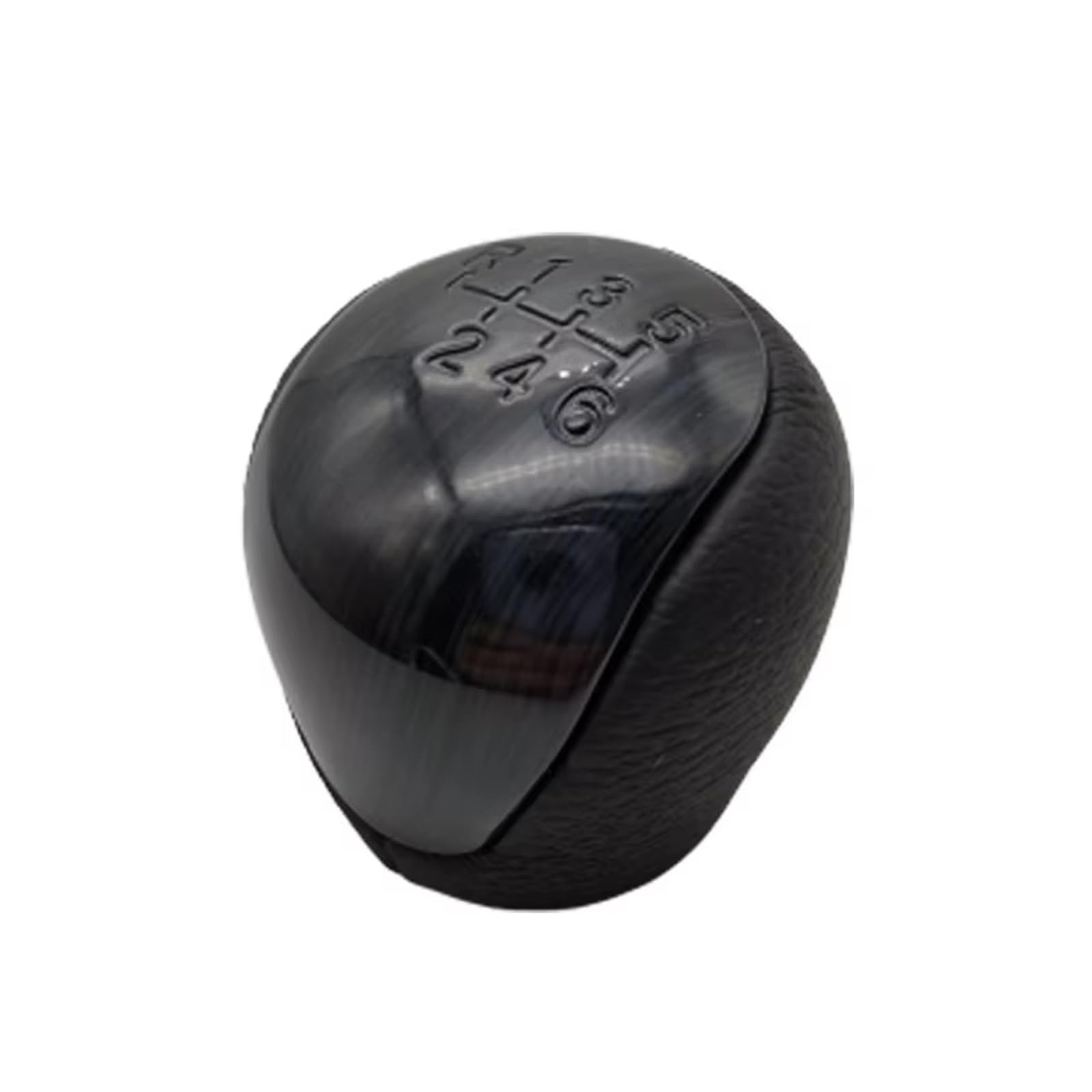 Ppxbfd 6S Black Shift Gear Lever Knob For Hyundai For Elantra 2008-2012 For Touring I30 5 6 Speed Shift Gear Knob Manual Mt Shifter Lever Head Handball Car Shift Gear Knob Handle(6S Black)