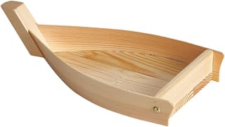 Sushi Boat Serving Tray Container Japanese Style Desserts Holder Sushi Plate Boat for Birthday Tabletop Party Home, Small