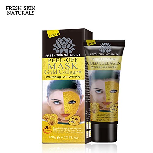 24K Gold Collagen Mask Blackhead Remover Peel Off Black Face Mask Deep