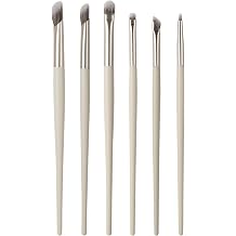 6Pcs Eye Brush Set, Soft Synthetic, Eyeshadow Blend & Eyeliner Precision