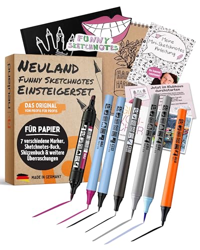 Neuland Funny Sketchnotes Einsteigerset I