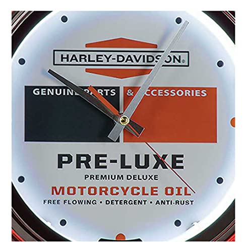 Horloge double néon Harley-Davidson boîtier gunmetal et finitions premium