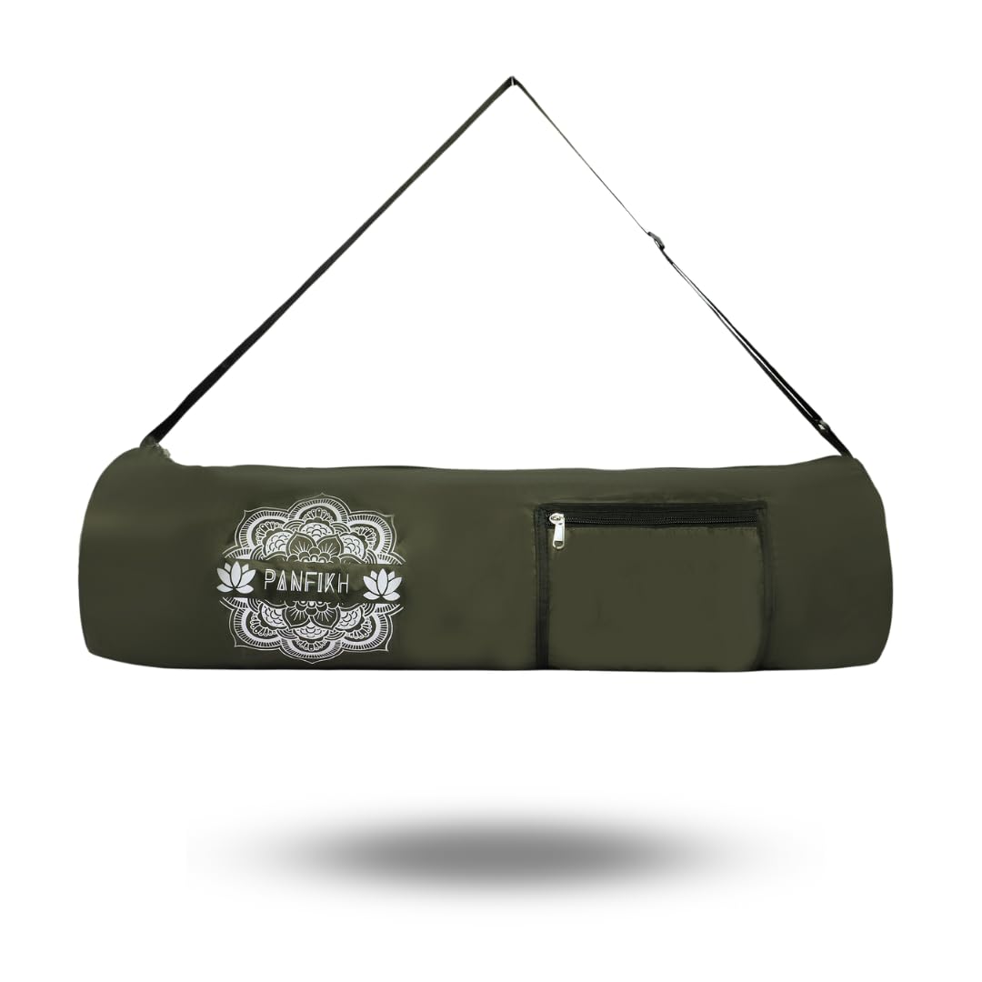 PANFIKH Yoga Mat Bag Holder - Waterproof Yoga Mat Cover Bag with Adjustable Shoulder Strap - Suitable for Yoga mat up to 10mm (Green) (B0CJVMMRD1) Amazon Price History, Amazon Price Tracker