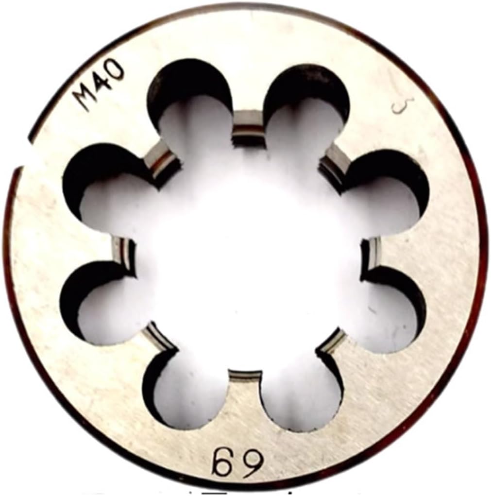 1PCS Metric Thread Right Left Round Die M37 M38 M39 M40 X3 X2 X1.5 X1.25 X0.75 Screw Threading Dies(M39X3L Left)