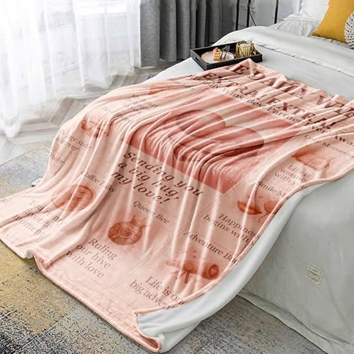 69% Off Romantic Wife Blanket - Warm Hugs Flannel Throw Gift - Image 7