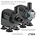 SICCE Syncra Silent NANO Multifunction 110 GPH Submersible Water Pump | Italian Made 2.8W Ultra Quiet Durable Aquarium Fish Tank, Fountian, Pond, Hydroponics, Terrarium Black | Freshwater & Saltwater