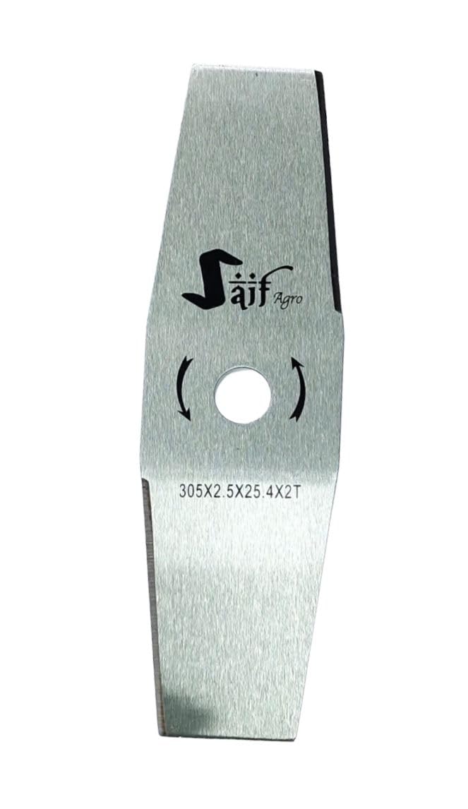Saif Agro 12 Inch Heavy-Duty Steel Blade | 2-Teeth Grass Cutter Blade | Brush and Weed Cutter | Universal Fit with 25.4mm Bore | 2.5 mm Thickness (B09FG78TJB) Amazon Price History, Amazon Price Tracker