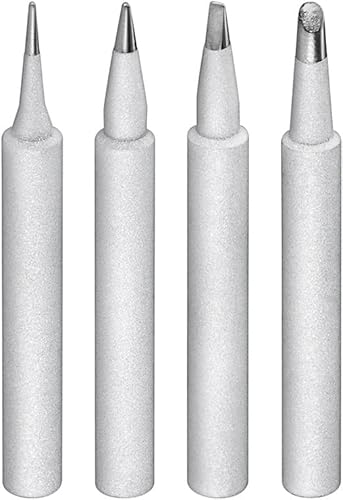 ANFEL Punte di Ricambio per Stazione di Saldatura EP 5 ZD-931 931, Set di 4 diversi tipi di punte (KIT-4-PUNTE)