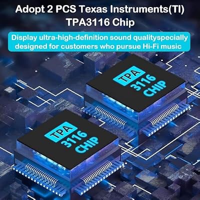 SMSL S1 100W2 Mini Class D Amplifier Bluetooth 5.0 Stereo Amplifier 2 Channel Home Audio Amp Bass Treble EQ Control for Bookshelf/Desktop/Outdoor/Garage/Passive Speaker with Remote Control