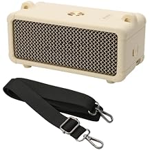 Silicone Cover for Marshall Emberton III Speaker, Soft Silicone Case Replacement Protective Skin Cover Portable Travel Sleeve with Shoulder Strap Case Only Cream