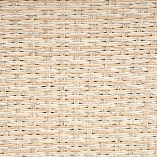 Merax 1 Piece Outdoor Acacia Wood and Wicker Club Chair, Light White Finish with Beige Cushion, Patio Garden Armchair by Merax - Used condition - Image 8