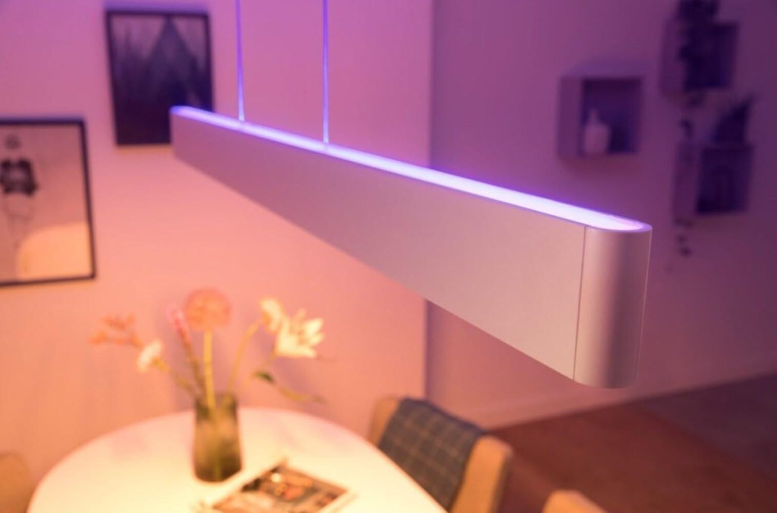 Philips Hue Ensis, Lampada a sospensione LED smart, 2 luci, Bianco