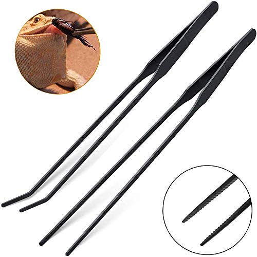 3Pcs Reptile Feeding Tongs Long Tweezers Cricket Clamp Bug Scooper and 2Pcs Reptile Food Bowl Lizard Gecko Food Water… - Image 7