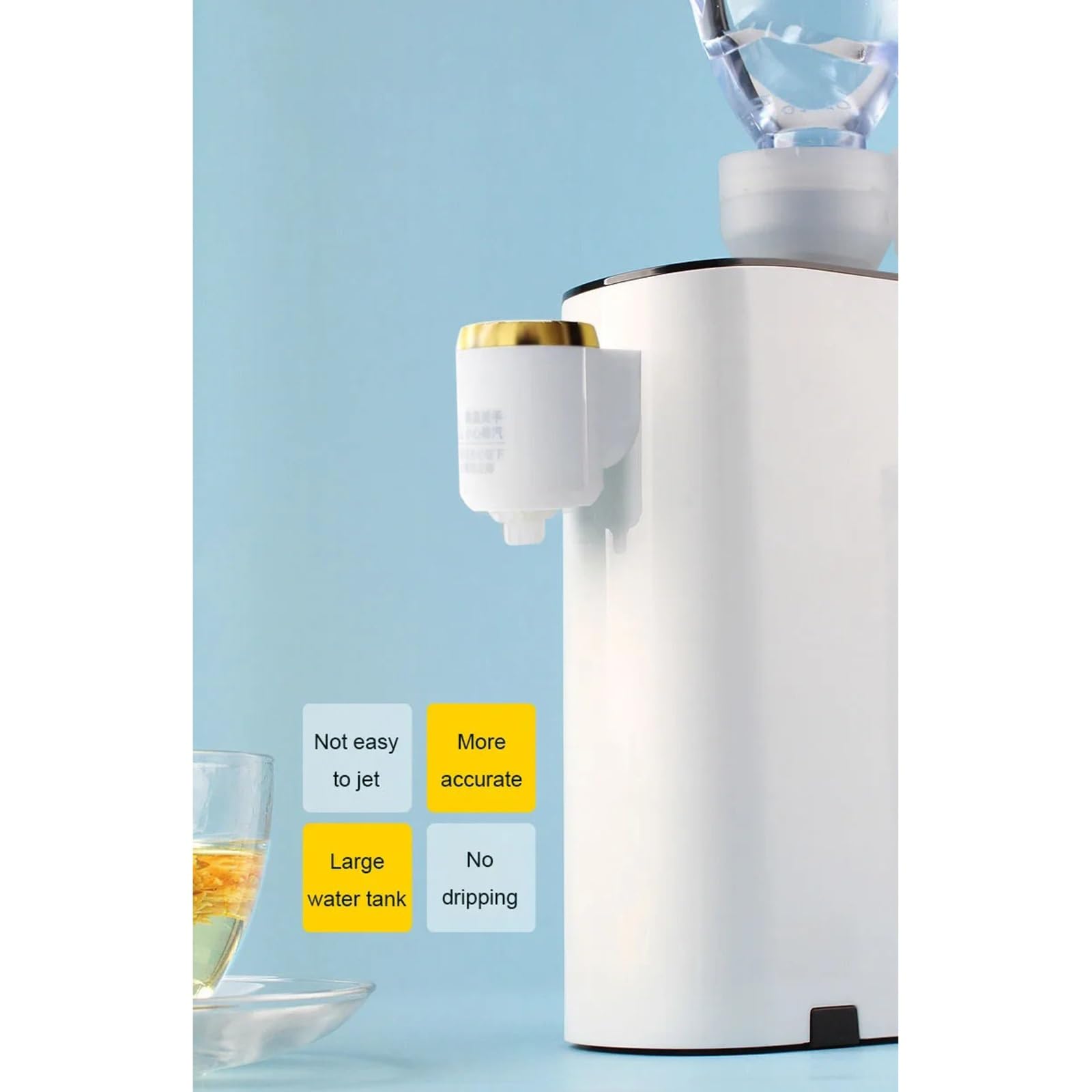 Dispenser di Acqua Distributore istantaneo di riscaldamento dell'acqua calda, portatile, da viaggio, riscaldatore da tavolo, pompa, bottiglia for bere, caldaia, bollitore elettrico Erogatore di Acqua