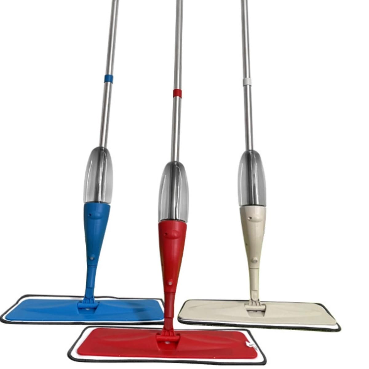 Fregona Mopa Trapeador Plano con Rociador De Agua, For Uso Doméstico, Seco, Húmedo Y Perezoso, For Lavar A Mano Fregona para Limpieza(Blue)