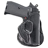 Maxx Carry Leather Paddle OWB Gun Holster for Ruger LCP, LCP II .380 ACP | Concealed Carry | Fits S&