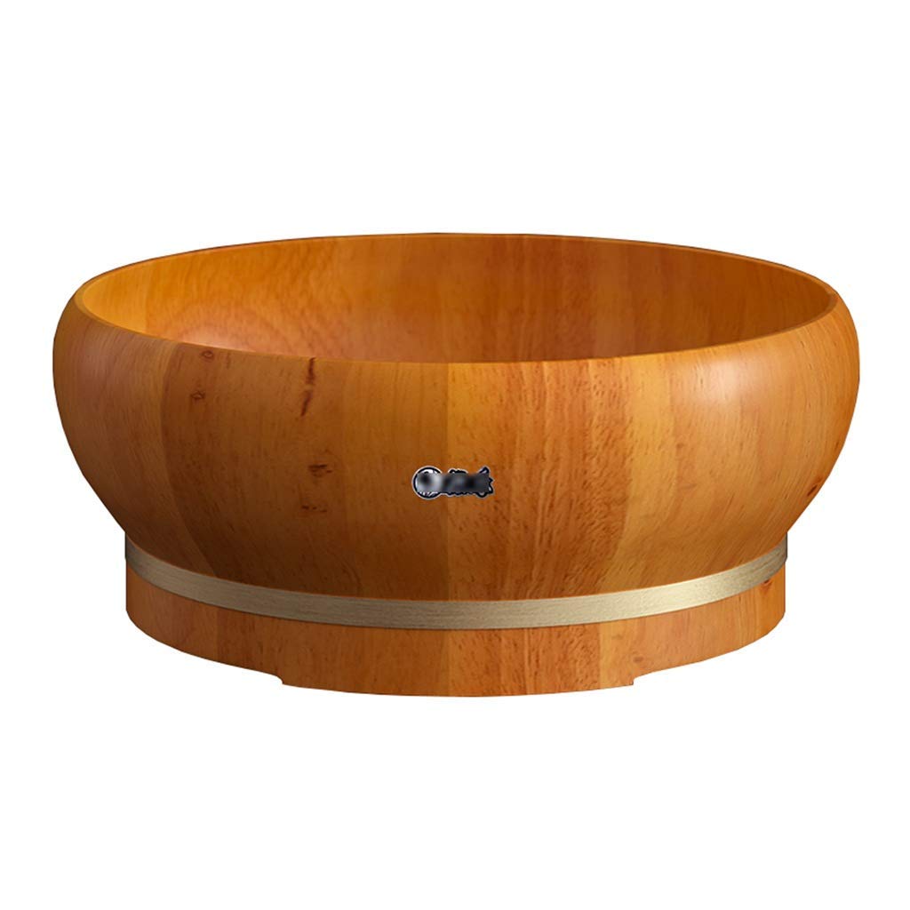 Pediluvio in Quercia, Secchio per Pediluvio, Barile per Pediluvio in Legno, Ciotola per Pedicure, Vasca per Pediluvio per Massaggio Spa (Color : 3), Rulli per Massaggi