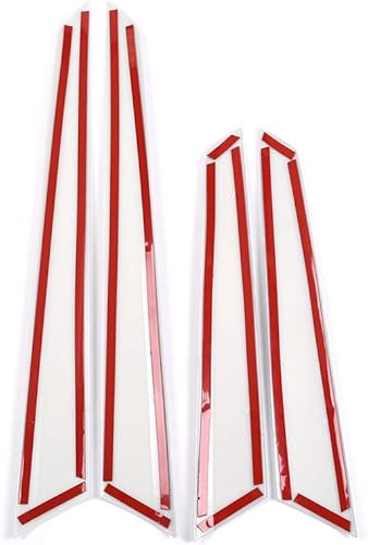 Miniatura 7 de ABS Car Interior Decoración Panel Cubierta Trim para Mercedes Benz Clase C W204 2008-2014 Auto Accessorie (Plata)