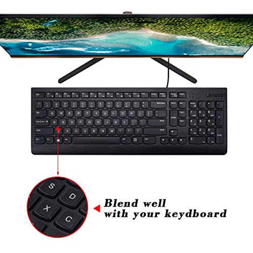 Pegatinas de teclado en inglés HRH pack 2 piezas miniatura 6