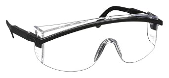 Uvex S135 Astrospec 3000 Spectacles, Black Frame, Clear Lens, Universal