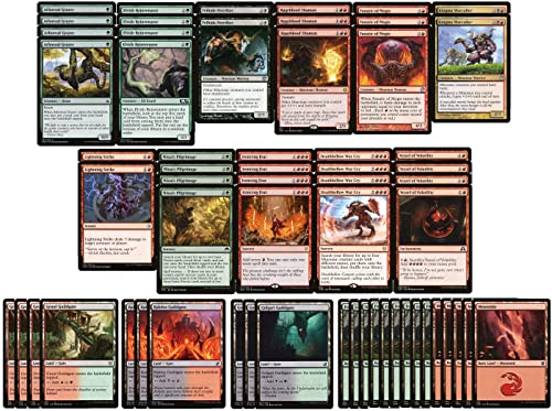 Elite Minotaur Combo Deck - Red Black Green - Very Powerful - Modern & Pioneer Legal - Custom Built - Magic The Gathering - MTG - 60 Card!