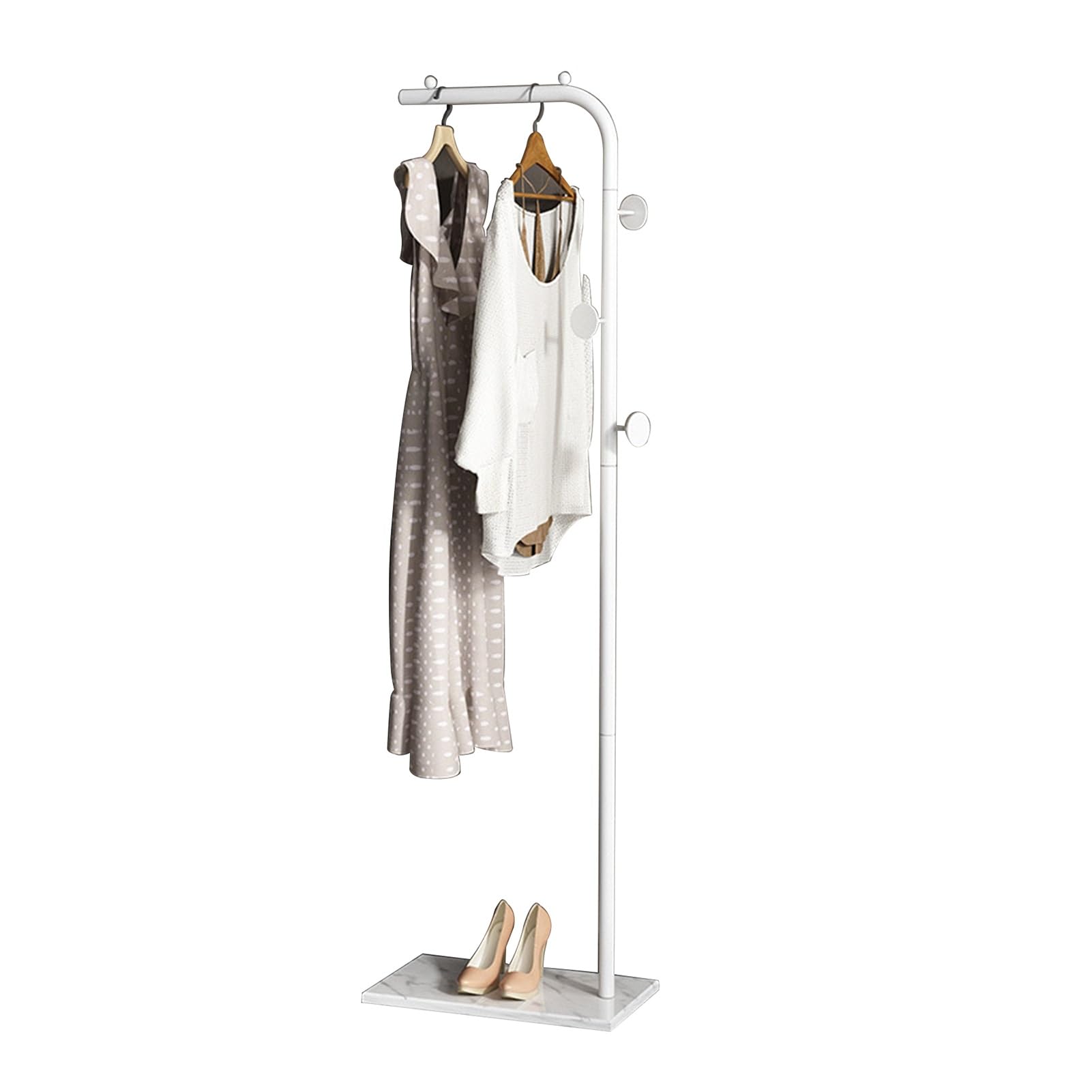 Porte-manteau en métal stable fini le mobilier qui penche