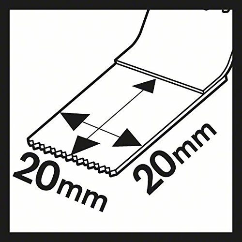 Bosch Home and Garden Tauchsägeblatt Holz und Metall für Multifunktionswerkzeuge Starlock (AIZ 20 AB BIM)