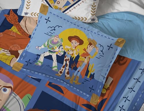 Image of Jay Franco Kids Bed Set, Blue, Toy Story, 7 Piece Full