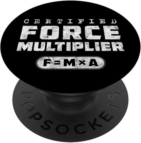 Multiplicador de fuerza certificado Victory Tactics ciencia militar PopSockets estándar PopGrip