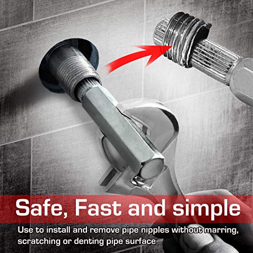 HAUTMEC Internal Pipe Wrench Set, Easy Internal Grip On Pipe Nipples PL0031