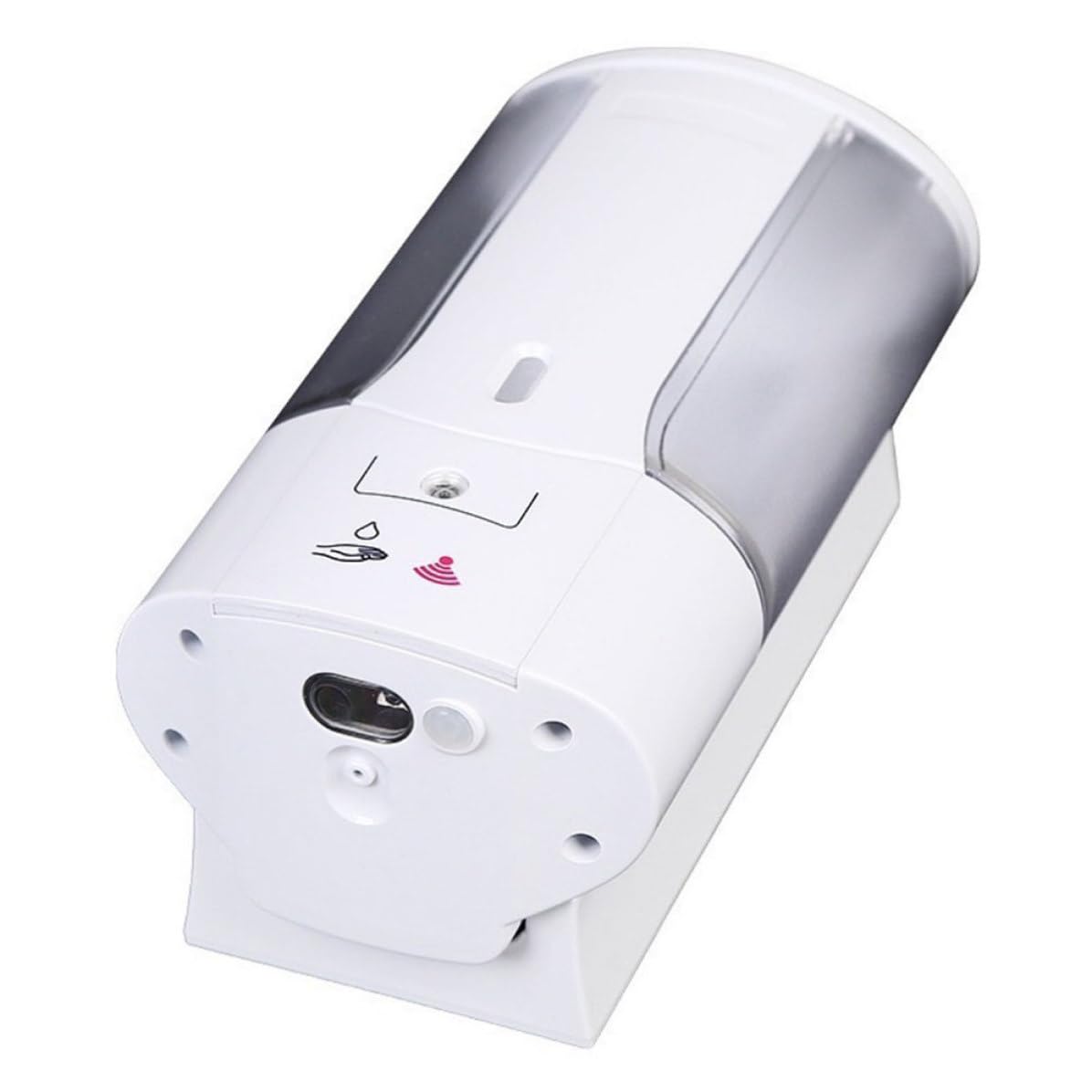 Dispensador Automático de Jabón Líquido de Pared Material Abs Capacidad 400ml Sensor Infrarrojo sin Contacto Manual Adecuado para Baño y Hotel