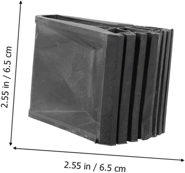 8pcs Non-Skid Ladder Pads Folding Ladder Feet Covers Thickened Design for Floor Versatile Leg Caps for Tile and Carpet Use