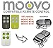 Produktbild MOOVO MT4, MT4G, MT4V kompatible Fernbedienung Ersatz Sender, 433,92Mhz Rolling Code Schlüsselanhänger